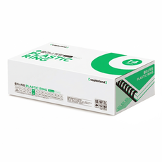 카피어랜드 플라스틱링 100개입, 14mm, 검정색, 1개