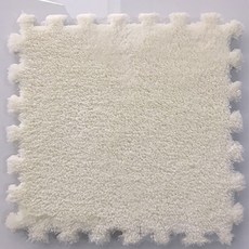 퍼즐 바닥매트, 화이트, 20개