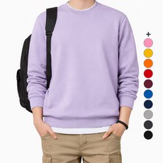 GUYSTORY 大尺碼素色大學T恤