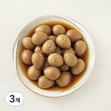 집반찬연구소 메추리알 간장조림, 520g, 3개