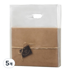 hello moris 半透明塑膠袋組 (大) 3入, 單一顏色, 5個