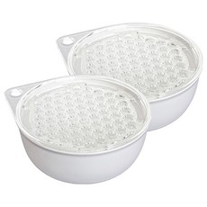 NAKAYA 日本進口 調味料研磨器 薑蒜磨泥器 白色 2個, 1組