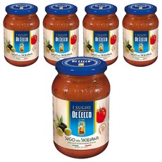 DE CECCO 得科 西西里義大利麵醬, 400g, 5個