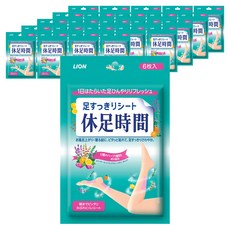 휴족시간 쿨링시트, 6개입, 25개