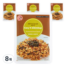 Sanchaeman 蘿蔔葉乾蔬菜拌飯醬 豆醬味, 8個, 80g