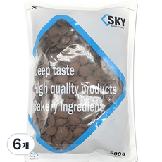 irca 諾維拉牛奶塗層巧克力, 500g, 6個