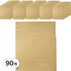 Indie 進口牛皮紙大容量黃色文件夾 HE41A7, 90個, 黃色