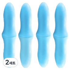 Nubina 睡眠用防噪音隔音耳塞 8入組 藍色 小, 2套