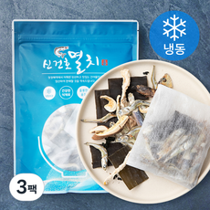 신건호멸치 국내산 7종 통원물 밴댕이 다시팩 (냉동), 15g, 10개입, 3팩