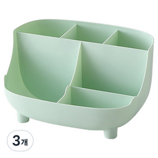 코레시스 다용도 정리 연필꽂이 책상 오거나이저, 그린, 3개