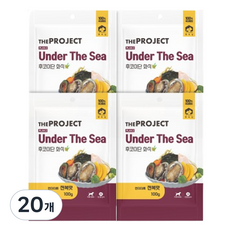 펫러닝 강아지 더프로젝트 PLAN2 언더더씨 후코이단 자연화식, 전복맛, 100g, 20개