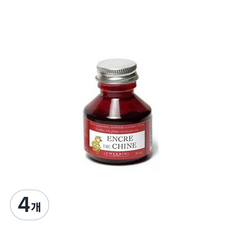 제이허빈 차이나잉크 50ml, Rouge, 4개