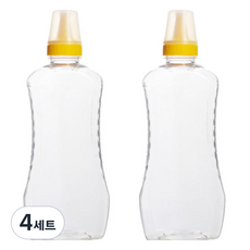 Glassdomae SP-88 蜂蜜PET瓶 900g + 養蜂瓶蓋, 4套