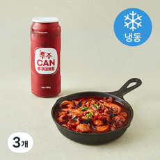 우주쭈꾸미 캔 쭈꾸미볶음 (냉동), 3개, 450g