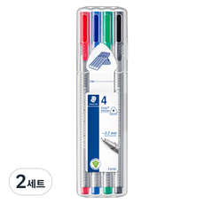 STAEDTLER 施德樓 Triplus Fineliner 0.3mm, 334SB4, 2套