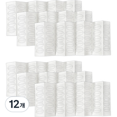 Darkness 口袋單面雙眼皮貼 短版 80p, 透明, 12個