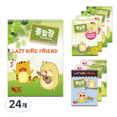 팬시토피아 종합장 178 x 255 mm, 랜덤 발송, 24개