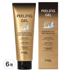 프욜 시그니처 골드 스네일 필링 젤, 160g, 6개