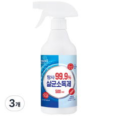 탐사 곡물발효에탄올 함유 살균 소독제, 3개, 500ml