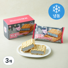스키니피그 저당 흑임자떡 모나카 (냉동), 3개, 3개입, 140ml