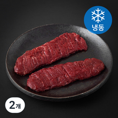 갓성비 소고기 특수부위 안창살 구이용 (냉동), 2개, 180g