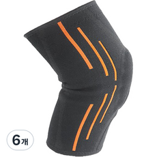 나음다름 오렌지 실리콘 무릎 보호대, 6개