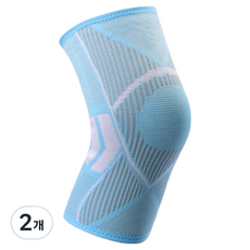 運動膝蓋支撐套 基本款 藍色, 2個