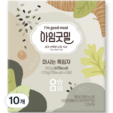 엄마사랑 아임굿밀 마시는 흑임자 두유, 110g, 10개