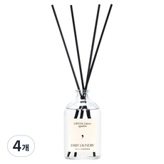 데일리콤마 크리스탈 에디션 디퓨저, 데일리런드리, 100ml, 4개