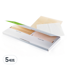 CNP차앤박 듀얼오일컨트롤 페이퍼 60p + 100p 세트, 160매입, 5개
