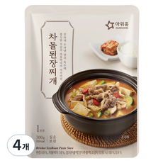 아워홈 차돌된장찌개, 300g, 4개