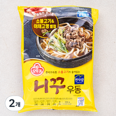 오뚜기 니꾸우동 2인분, 534g, 2개