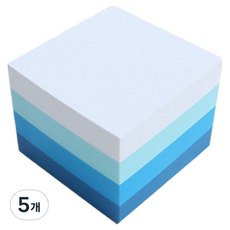 양지사 메트로폴리스 메모블럭, 블루, 5개, 400매