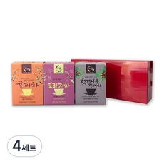 다예 활력보충 귤피차 1.2g x 8p + 도라지차 1g x 8p + 헛개열매차 1g x 8p 세트, 귤피차 + 도라지차 + 헛개열매차, 4세트
