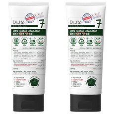Dr.ato Ultra Rescue Cica敏感肌膚7號乳液, 2條, 160ml