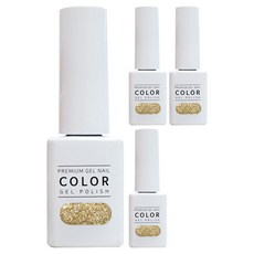 더젤 프리미엄 젤네일, 234호 나비다드 골드, 10g, 4개