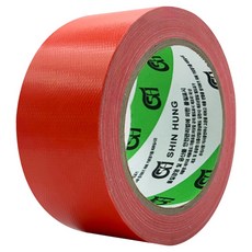 신흥 국산 대용량 라바 청면테이프 48mm x 25M 빨강, 1개
