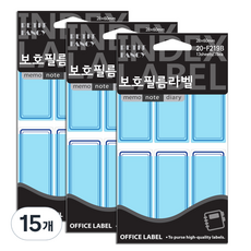 쁘띠팬시 보호필름 견출지 라벨스티커 20-F219B, 13개입, 15개