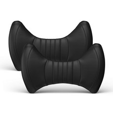 AIMBAN 汽車蝴蝶結腰枕 第3代, 單一黑, 2個