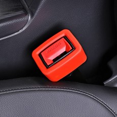 어반카 슬리브 안전벨트 실리콘 커버, 레드, 1개