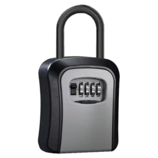 密碼鑰匙盒 把手掛鉤式，大號，黑色，380g, 1個