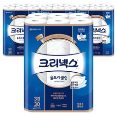 Kleenex 舒潔 3層超乾淨捲筒衛生紙天然紙漿, 27m, 30入, 4個