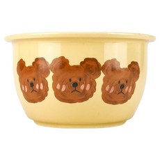 小熊陶瓷麵碗 強化陶瓷 高溫燒製 可用於洗碗機/消毒櫃/微波爐/烤箱, 1個