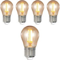 LED燈泡 G45 2200K 4W 5入, 黃光色, 1個