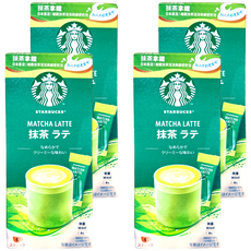 星巴克 抹茶拿鐵23g x4入/盒, 享受在家輕鬆沖泡的咖啡館級美味, 24g, 4入, 4盒