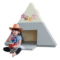 Mang Mang 小鹿蔓蔓 魔法變形 240 x 140 x 4cm 灰白色 嬰幼兒遊戲室地墊