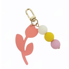 Adriel鬱金香AirPods Galaxy Buds鑰匙圈, 單品, 橙色（鬱金香）