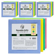 SINCERELY Frog 多用途不織布抹布4種套組, 4套