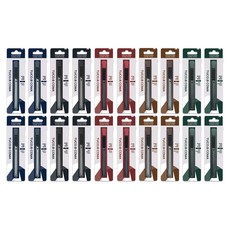 투코비 코마 컴포트그립 커터칼 특수코팅블랙날 5종 x 2p 세트, 네이비, 와인, 브라운, 딥그린, 딥그레이, 2세트