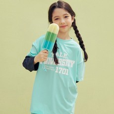 YALE KIDS 撞色拼接層次感水上防曬衣 T恤 YJCCRTE23327
